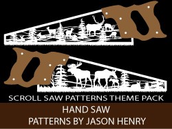 Hand Saw Scroll Saw Patterns kit by Jason Henry