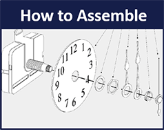 How to assemble quartz movements and hands