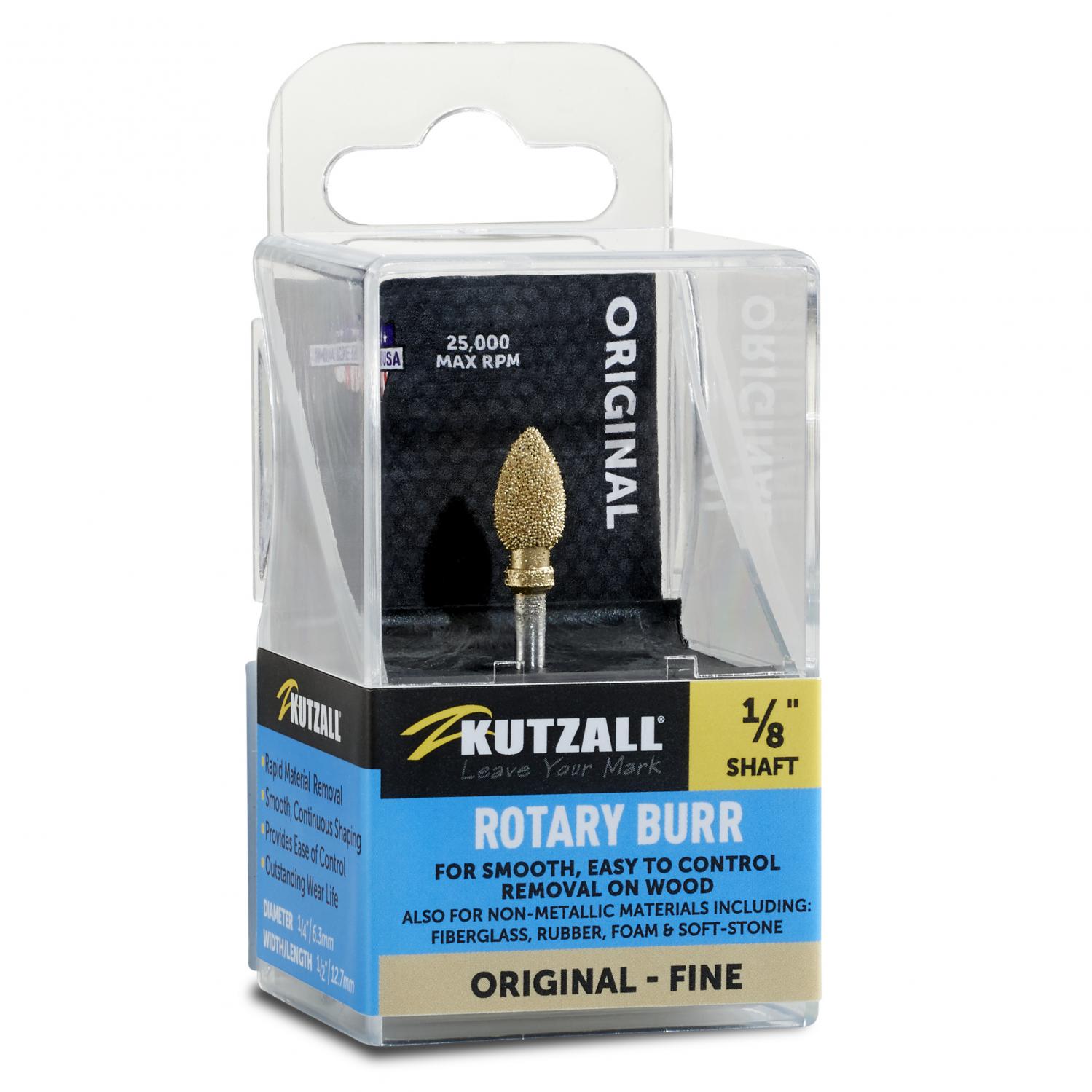 Kutzall clearance rotary burr