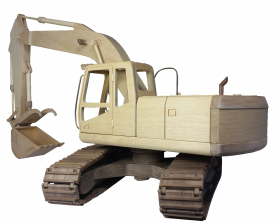 wooden excavator