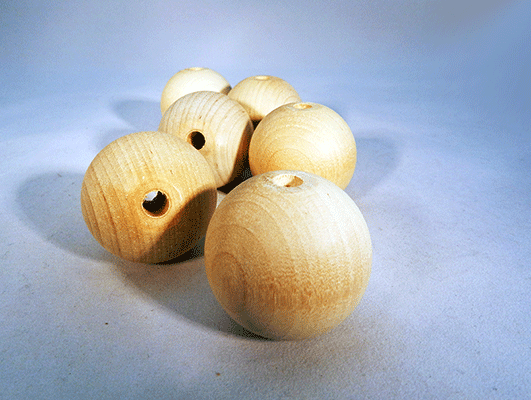 Wooden Balls, Assorted Unfinished, Round, Birch Hardwood Craft Balls |  Woodpeckers