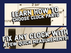 Choose Replacement Clock Parts