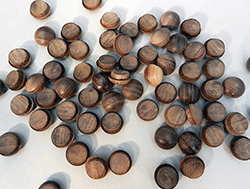 Walnut Mushroom Button Wood Plugs | Bear Woods Supply