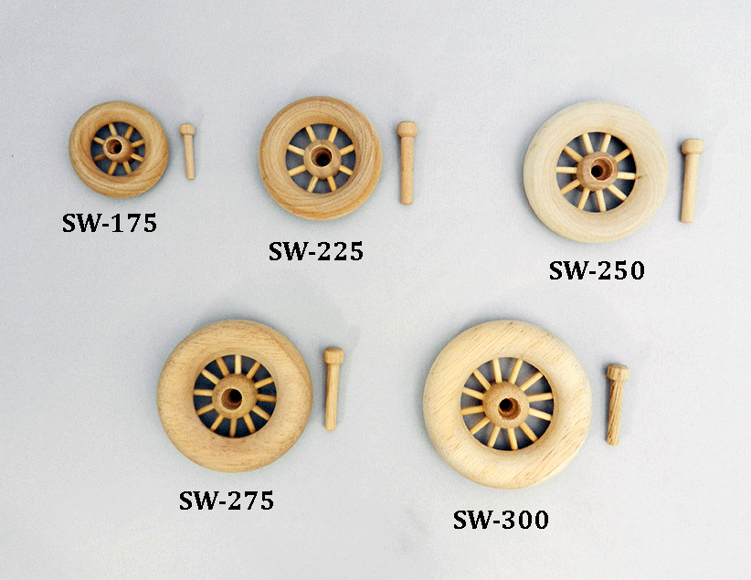 wooden wheels for models