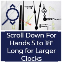 Buy clock hands to make large clocks