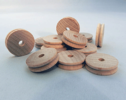 Wooden Toy Pulleys for Trucks | Bear Woods Supply 