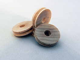 Wooden Toy Pulleys for Trucks | Bear Woods Supply 