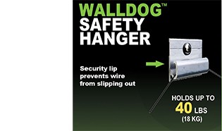 wall dog safety hanger by hangman