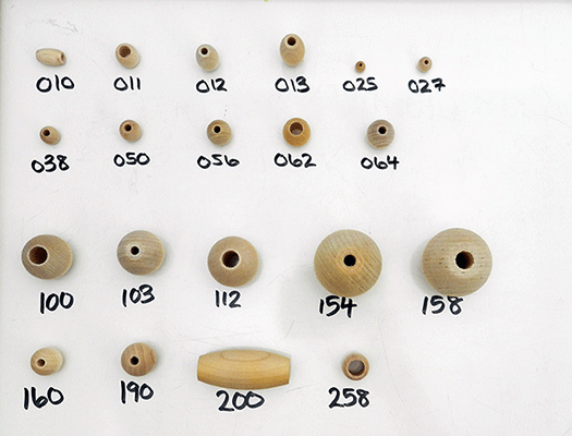 Shop for round wooden beads, oval bead | Bear Woods Supply