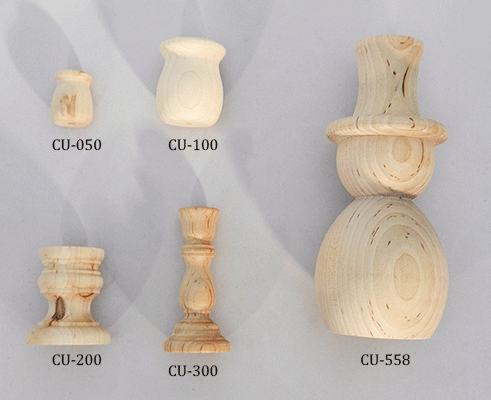 Buy wood candle sticks and wooden candle cups | Bear Woods Supply