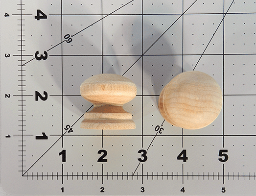 Wood Drawer Knobs 1-1/4 | Bear Woods Supply