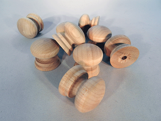 Wood Drawer Knobs 1-1/4 | Bear Woods Supply