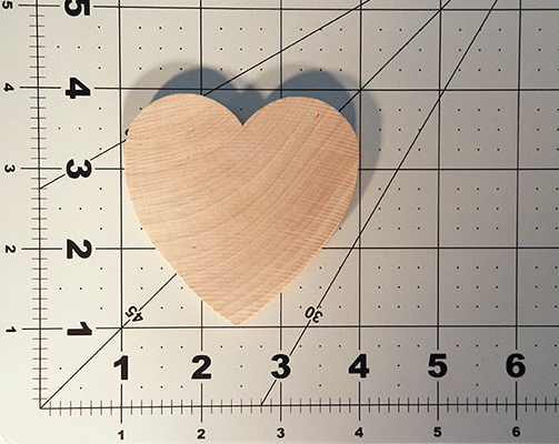 Wood Heart Cut-Out 3 inch | Bear Woods Supply
