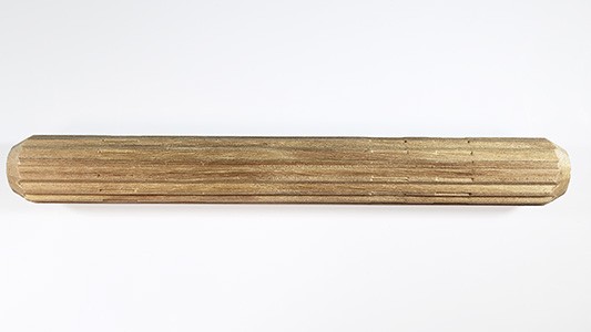 1/2" x 3" Multi-Groove Fluted Wood Dowel Pin's 50 Pcs 