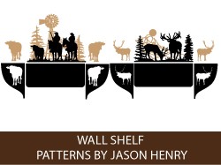 Make Wall Shelves with Scroll Saw Patterns by Jason Henry