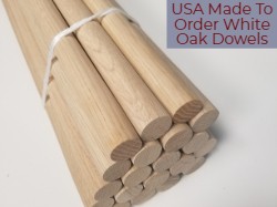 1 x 48 Red Oak Dowels