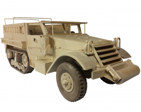 Wood toy plan Half Track WWII Truck by Toys and Joys | Bear Woods Supply