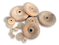 Wooden Contoured Wheels