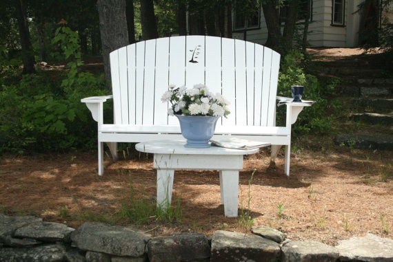 Adirondack chair loveseat bench plan