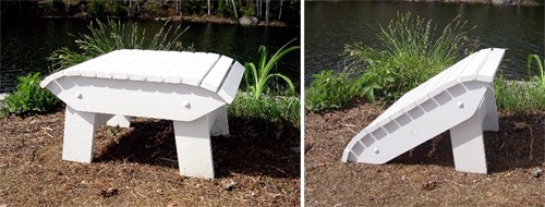 Adirondack Footstool Plan - Downloadable