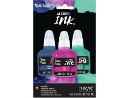 Alcohol Ink - Midnight, Berry, Teal (3 Pack)