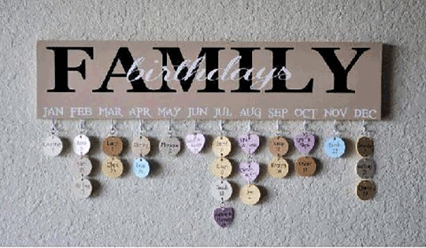 7/8x1/4 (nominal thickness) Wooden Circle Disc Tag Family