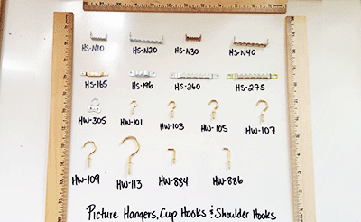 buy cup hooks and shoulder hooks brass plated | Bear Woods Supply