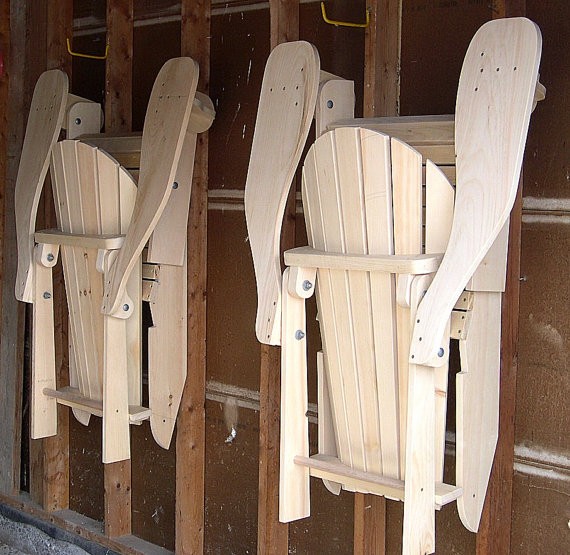 Folding Adirondack Chair Standard Size Plan Downloadable