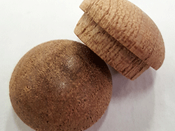 buy wholesale mahogany mushroom button plugs | Bear Woods