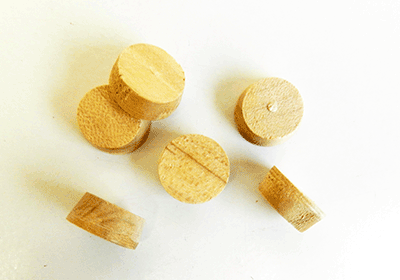 Buy Maple Side Grain Flat head Wood Plugs | Bear Woods Supply