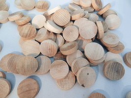 Flat head Maple Wood Plugs | Bear Woods Supply