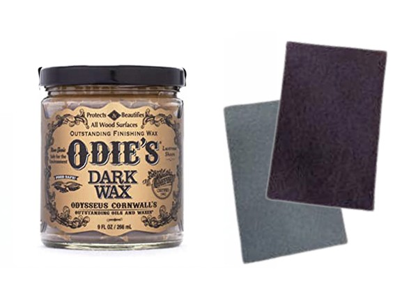 Odies Dark Wax (9 oz.) with Hand Pads