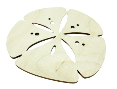 sanddollar wood cutout