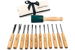 Schaaf Wood Carving Tools Deluxe Wood Carving Kit | Includes Detail Knife,  Chip Carving Knife, Sloyd Wood Carving Knife, Spoon Carving Kit | Adult