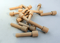 wooden axle pegs