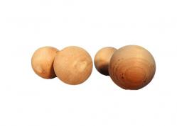 Round Wood Craft Balls 1-3/4 inch Diameter