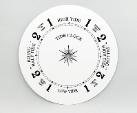 White Tide Clock Dial 8" | Bear Woods Supply