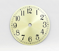 Gold Arabic Clock Dial 4-1/2" | Bear Woods Supply