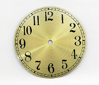 Gold Arabic Clock Dial 6" | Bear Woods Supply