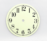 Ivory Arabic Clock Dial 6" | Bear Woods Supply
