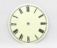 Ivory Roman Clock Dial 6" | Bear Woods Supply