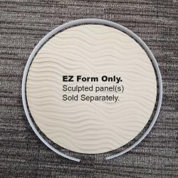 4" Round Sculpted Panels EZ Form 