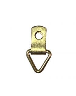 SAMPLES 100 TRIANGLE D RING PICTURE HANGERS 1 1//4/" LONG WOODWORKING FRAMING