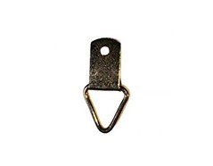 Brass D-Ring Wire Hangers (2 mm hole) Per 100 Wire Hangers CLOSEOUT