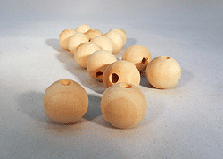 Wood Craft Bead 3/4 inch | Bear Woods Supply