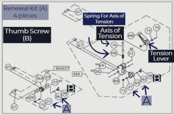 Pegas Chuck Heads Renewal Kit