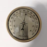 Gold Bezel Gold Face Thermometer