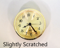 Gold Arabic Clock Insert 3-1/2 - Slightly Scratched