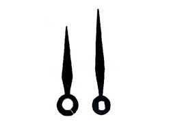 FREE Clock Hands 1-7/8, Black Style