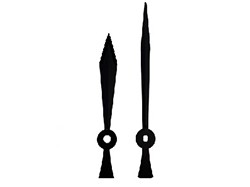 FREE Clock Hands 3-5/8, Black Style